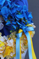 wianek na drzwi z orchideą, Ukraina 3