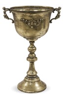 Pałacowa Aura II, wysoki metalowy puchar, wym.67x46x35cm