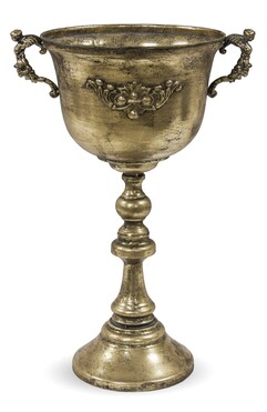 Pałacowa Aura II, wysoki metalowy puchar, wym.67x46x35cm