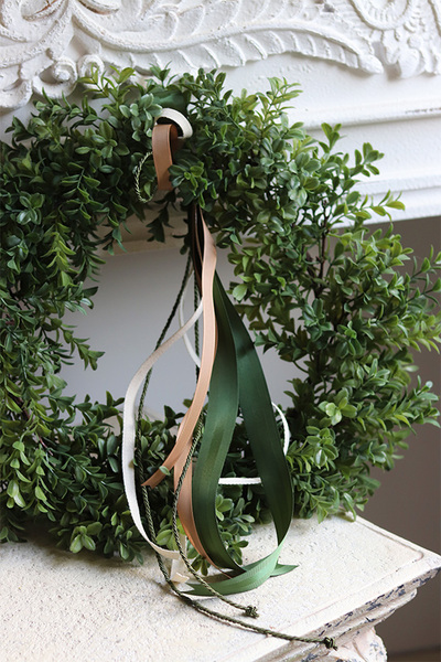 zielony wianek bukszpanowy Small Boxwood