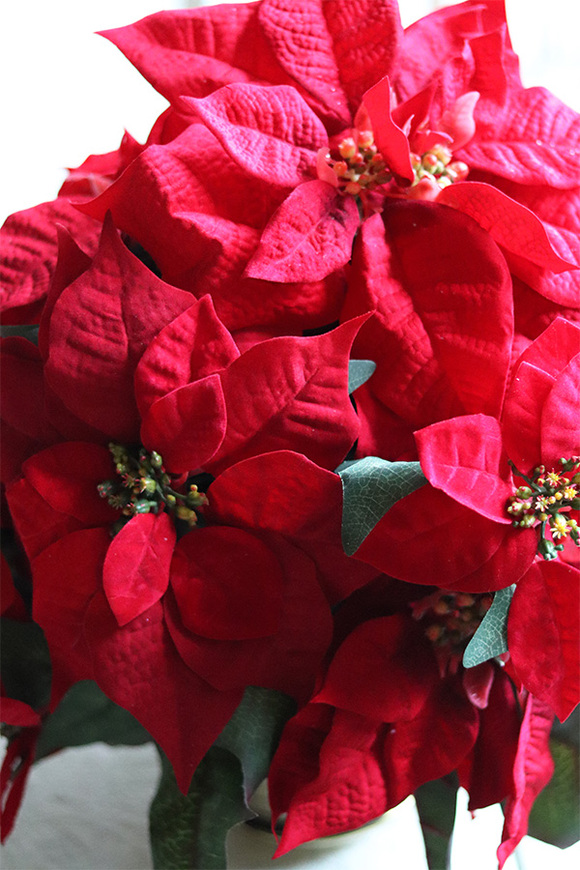 Gwiazda Betlejemska Złotti, wysokiej jakości sztuczna roślina