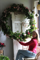 bardzo duży wianek sufitowy, Vollea, śr.125cm 