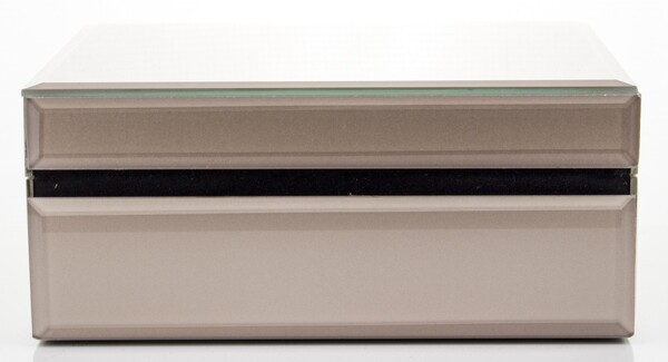 Gossamer A, szklane puzderko szkatułka na drobiazgi, wym.8.5x19x15cm