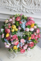 Pastelinata, kolorowy wianek na drzwi