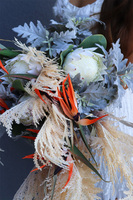 Boho Garden, bukiet do wazonu ze strelicją, wys.100cm