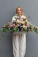 Jerreta, elegancka kompozycja nagrobna w skrzynce, wym.61x110cm