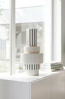 Noir Glamour, ceramiczny nowoczesny wazon