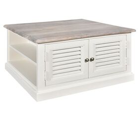 stolik kawowy 1 Bristol White, wym.90x90x45cm 