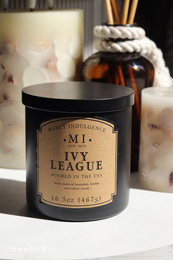 OD RĘKI MI Classic, sojowa świeca zapachowa w słoiku, Ivy League, 467g