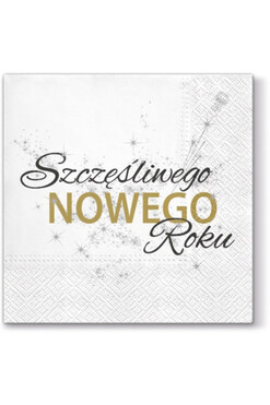 OD RĘKI świąteczne serwetki papierowe Życzenia, 33x33cm