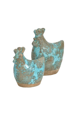 Azzurro Old , figurka wielkanocna kura C, wys.19.5cm