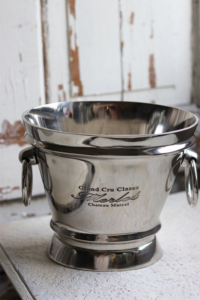 Glamour Merlot Mini, cooler wiaderko na lód, wym.19x21x16cm