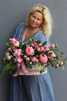 Melitera, dekoracja nagrobna w skrzynce	