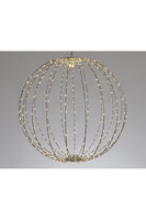 Christmas Light, świąteczna wisząca kula LED, srebrna