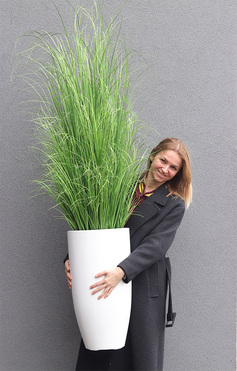 Fiberglass Green Grass, trawa w donicy fiberglass, wys.180cm