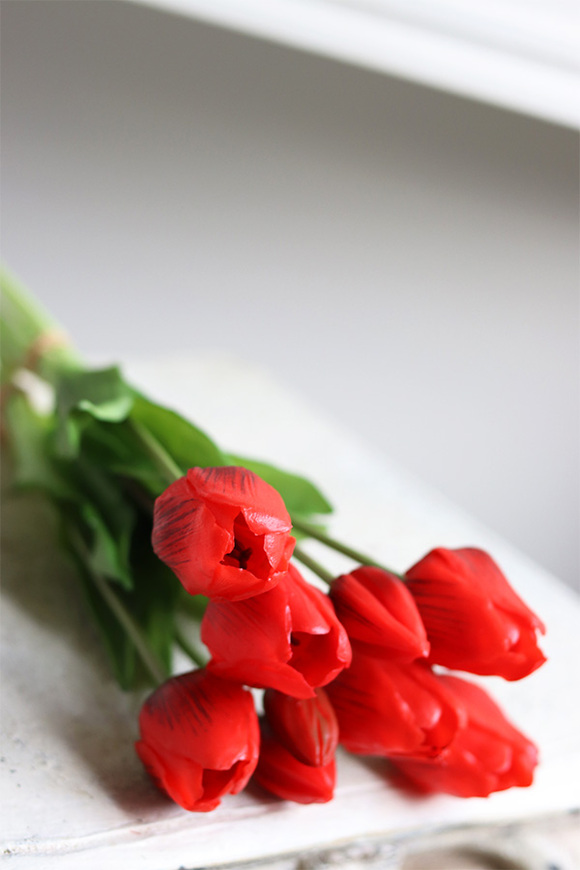 bukiet tulipanów silikonowych 