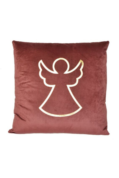 Christmas Angel, poduszka dekoracyjna, róż, wym.45x45cm