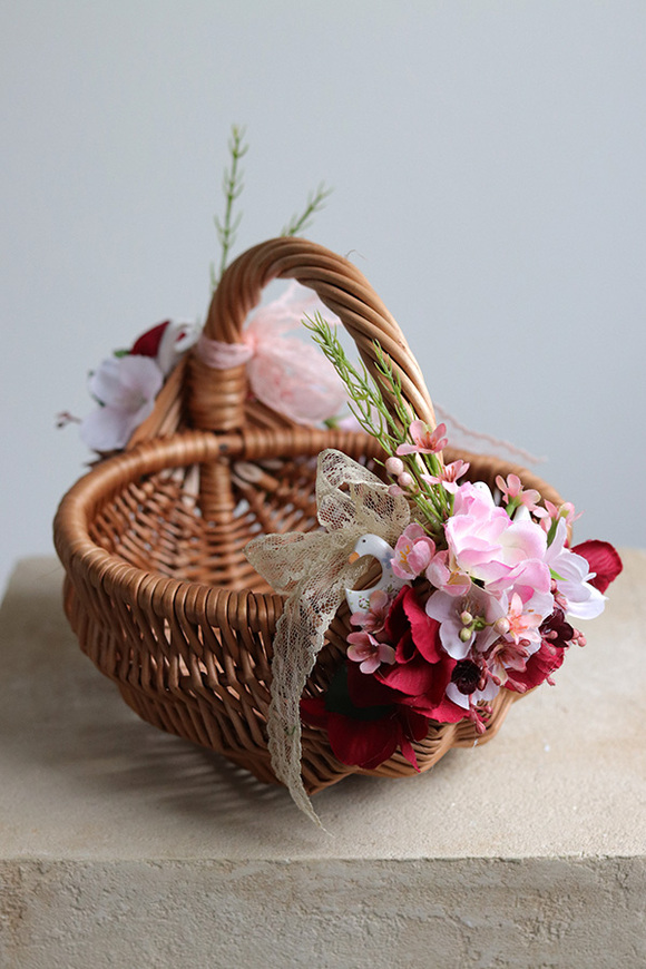 Gluena, dekorowany koszyczek wielkanocny, wys.20cm