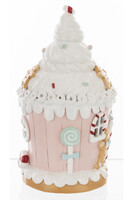 Cookie świąteczna cukrowa chatka LED pozytywka