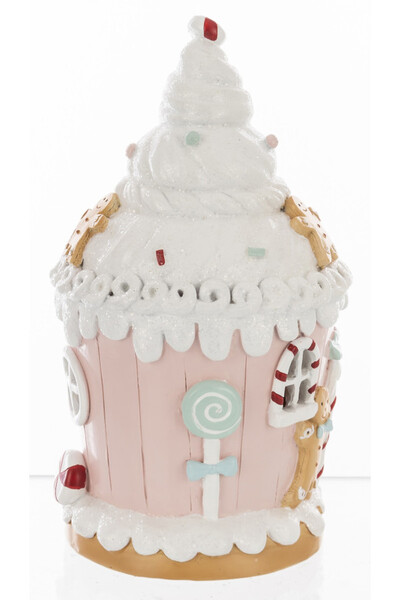 Cookie świąteczna cukrowa chatka LED pozytywka