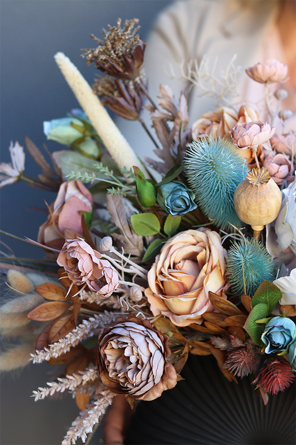 Heffa, jesienna kompozycja kwiatowa