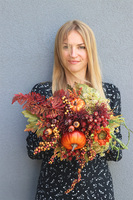 Pumpkin Life, jesienna kompozycja z dyniami