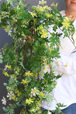 OD RĘKI Magrerytki, girlanda dekoracja kwiatowa, dł.90cm 