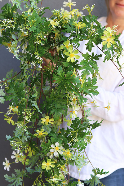 Magrerytki, girlanda dekoracja kwiatowa