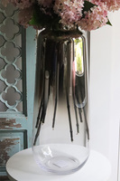 Bzy Luxury Silver, bukiet kwiatów w wazonie