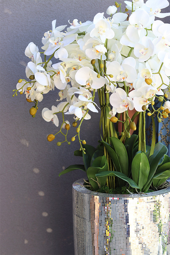 luksusowy storczyk podłogowy Explosion, Silver Mozaika