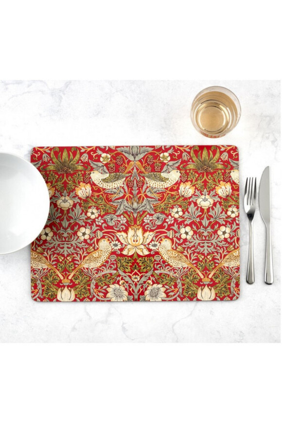 S'berry Thief Red, podkładki korkowe, duże