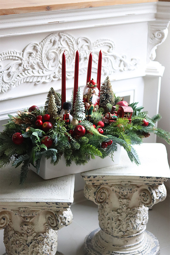 Apart Christmas, adwentowy stroik z dziadkiem