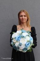 Błękit Serca, komplet dekoracji nagrobnych