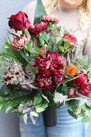 Astry Bordo Love, komplet dekoracji nagrobnych	