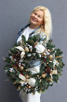 Golderisa, świąteczny wianek