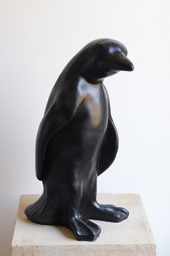 Pets Pingwin B, dekoracyjna figurka pingwin, czarny, wys.41.5cm