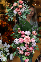 Georite, bukiet nagrobny we wkładzie