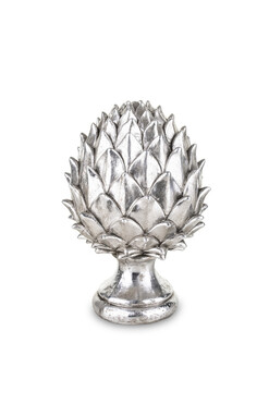 Karczoch Glosti A, srebrna figurka dekoracyjna, wym.22x15cm