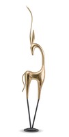 Dionis Gazela A, metalowa figurka, wys.120cm