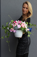 kompozycja kwiatowa, Tellano, wys.27cm