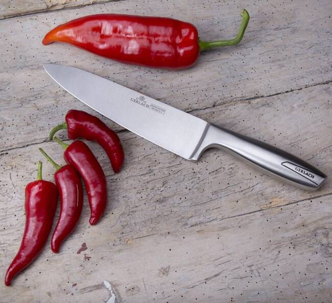 Modern zestaw 5 noży w czarnym bloku 