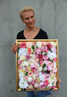 kwietna rama jednostronna, Maria Antonina 2, wym.50x60cm