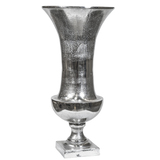 Fabiano B, eleganckie niklowane naczynie / puchar, wym.24x49cm