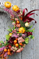 Jesienna Nostalgia, wianek dekoracyjny, śr.30cm  