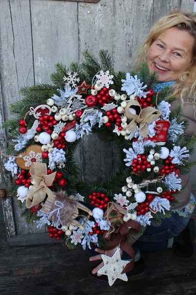 bajeczny wieniec Święta with tenDOM II, śr.65cm