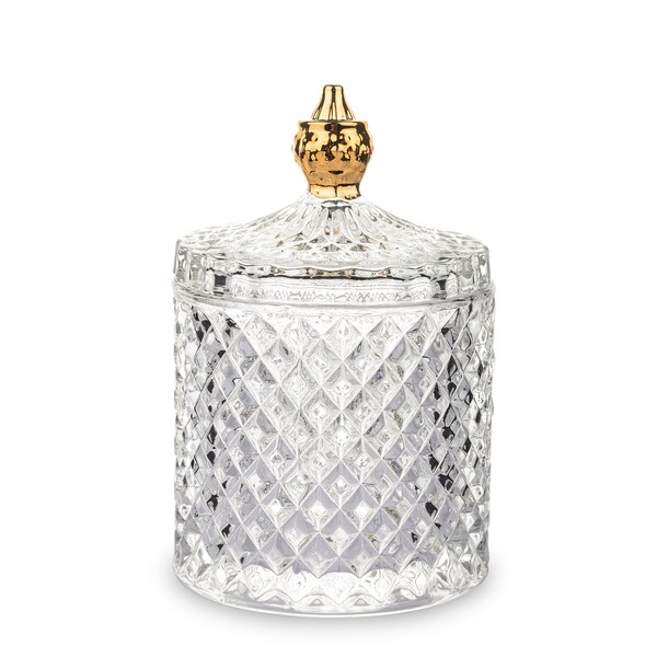 Palermo B, dekoracyjny pojemnik / amfora, wym.13.5x9cm