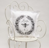 poduszka dekoracyjna biała Jardin 46x46cm