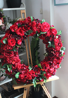 wieniec pogrzebowy Czerwień Ostatnie Pożegnanie, śr.90cm