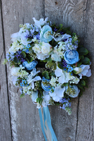 dekoracyjny wianek Blue Ocean, śr.30cm 