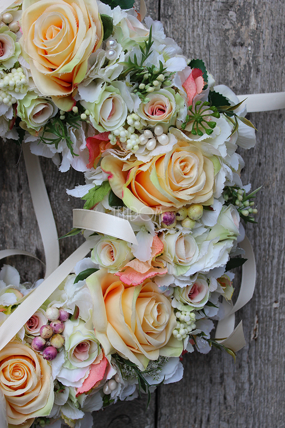 Clementa, piękny wianek wiszący, śr.40cm